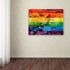 Trademark Fine Art Artpoptart 'Gay' Canvas Art, 18x24 ALI15802-C1824GG